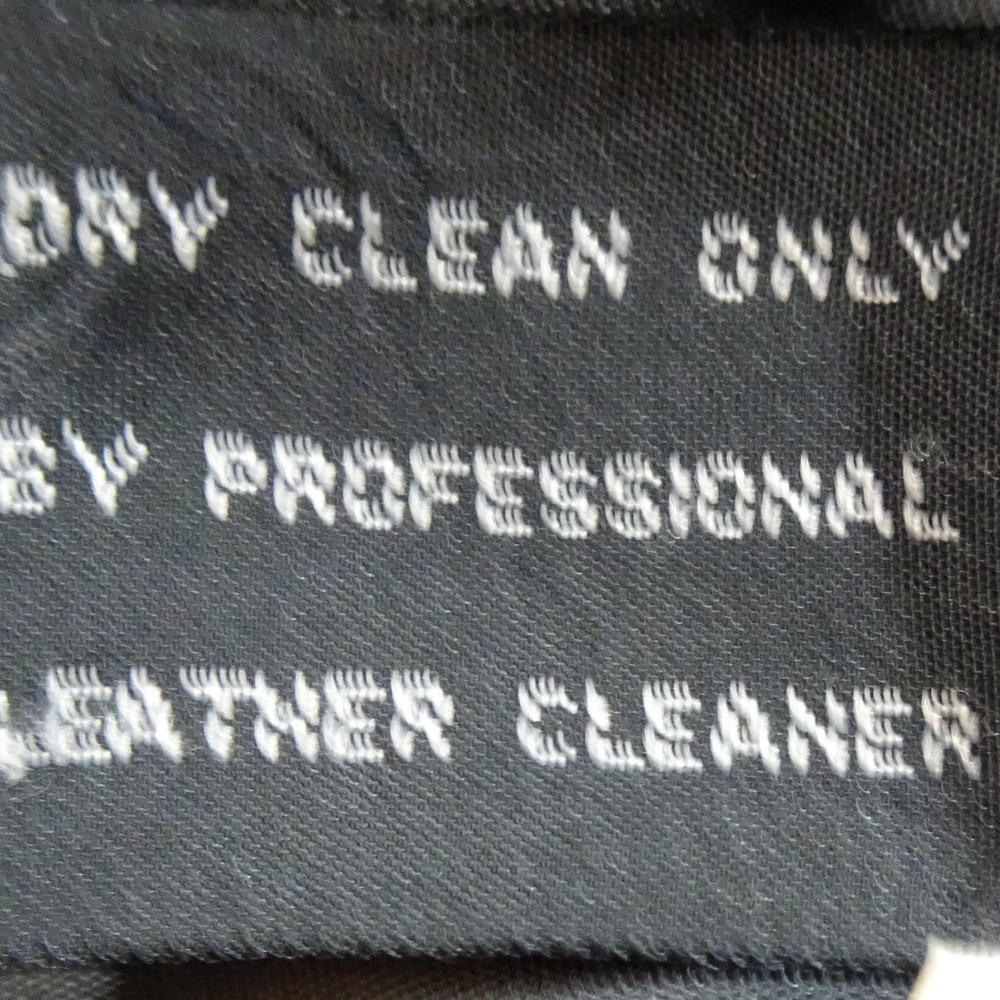 Jones New York Black Leather Coat Small - Picture 3 of 6